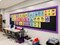 Bordette Scalloped Bulletin Board Border 2.25" x 50 Ft Roll – Classroom Decorative Trim, Multiple Colors Available (Gold, Black, Blue, Red & More)